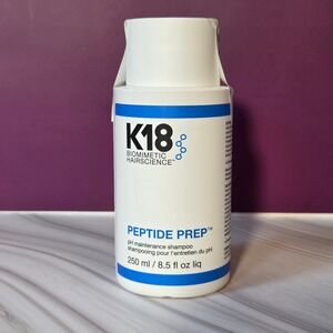 K18 Peptide Prep Shampoo Unisex 8.5oz pH Maintenance Color Safe Molecular Repair